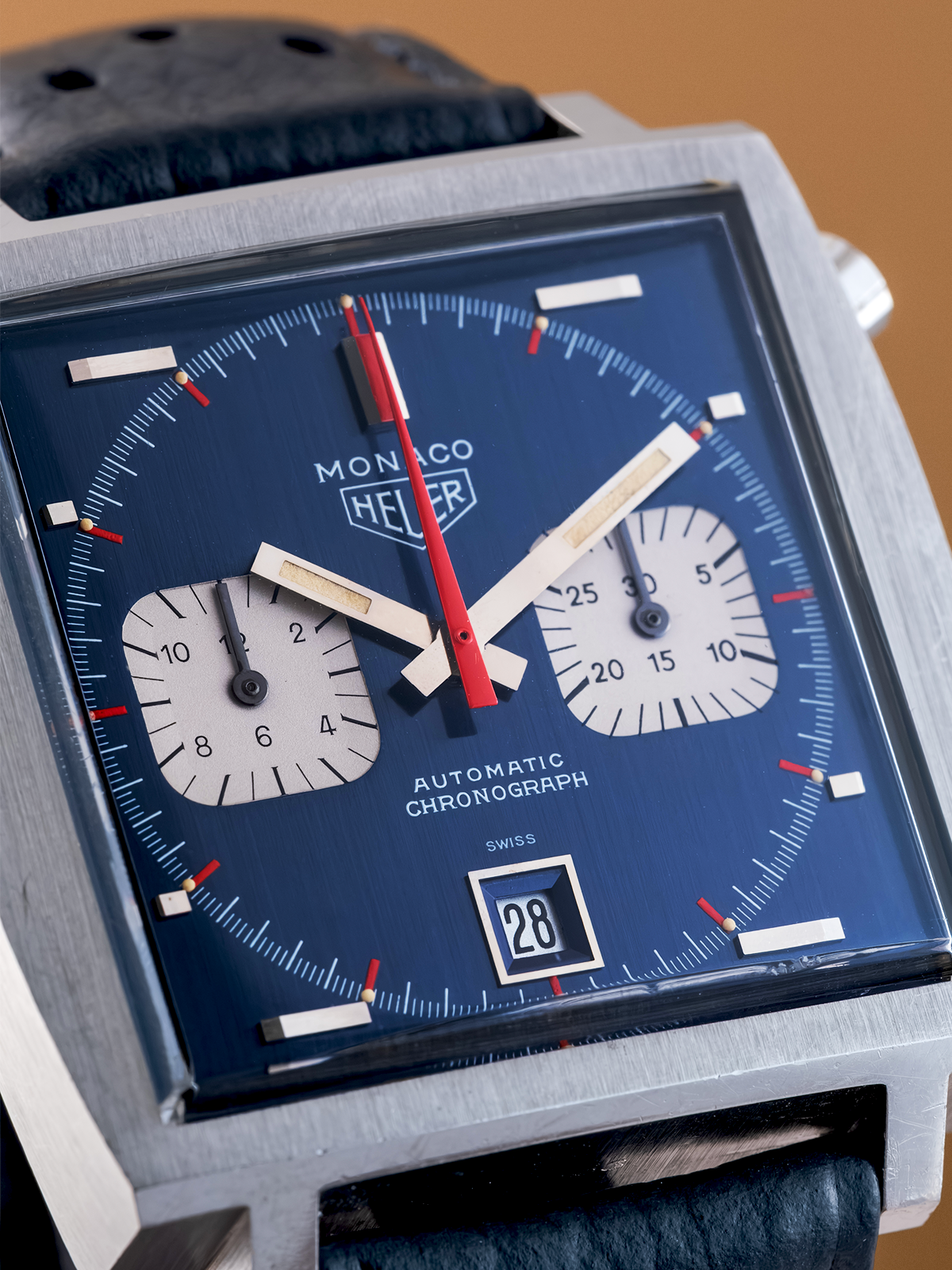 Heuer Monaco Steven MCQueen "Transitional" ref.1133B from 1969