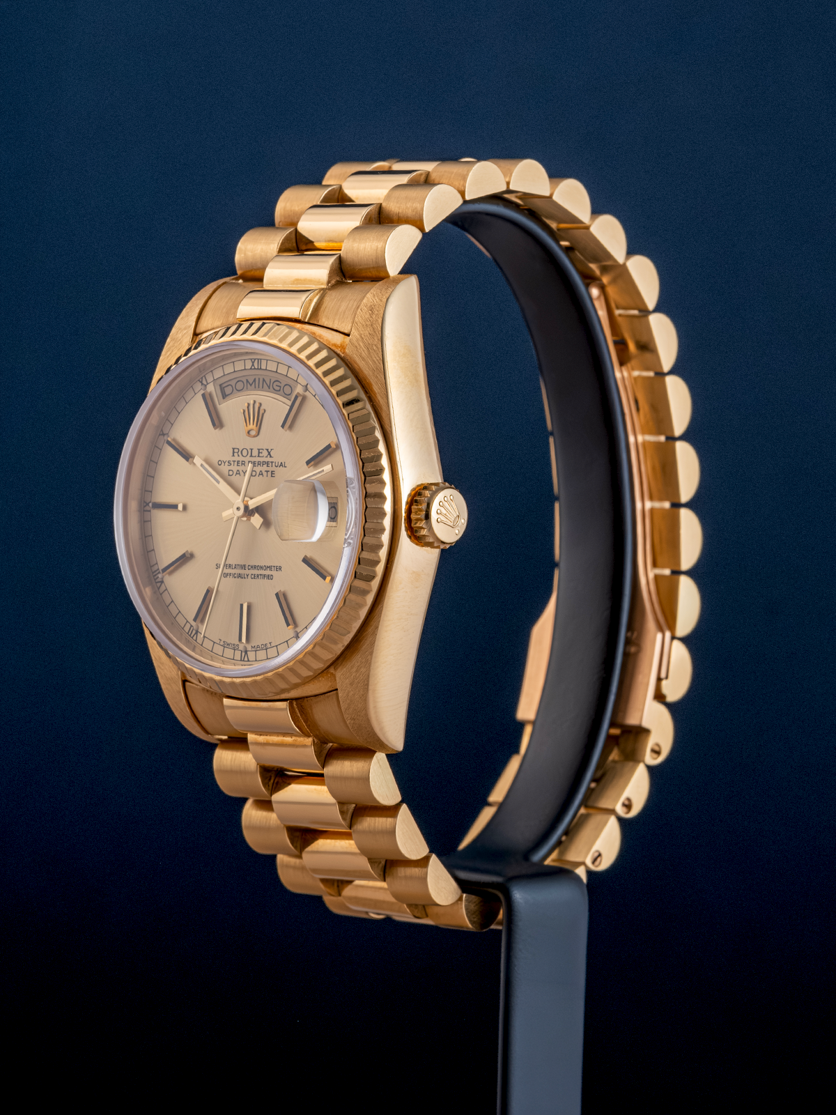 Rolex Day-Date ref.18038 quickset champagne from 1980s