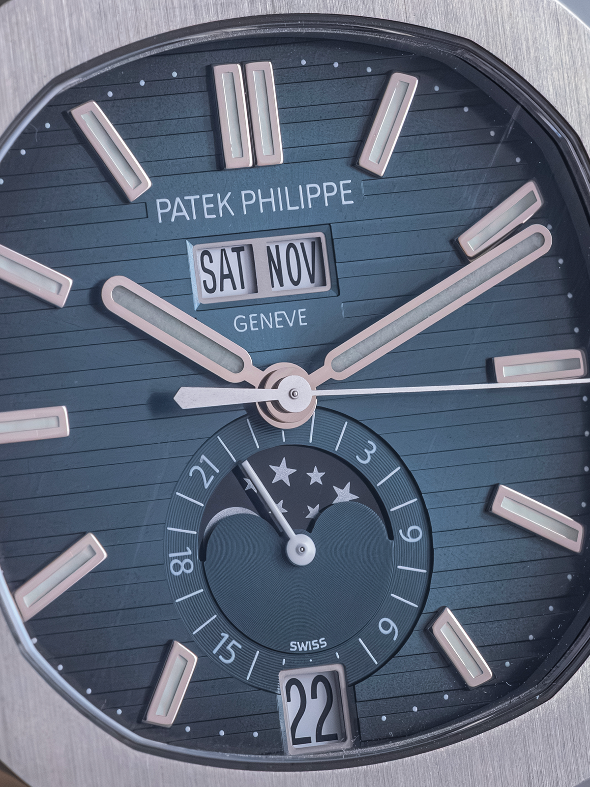 Patek Philippe Nautilus ref.5726A Annual Calendar Moonphase from 2022