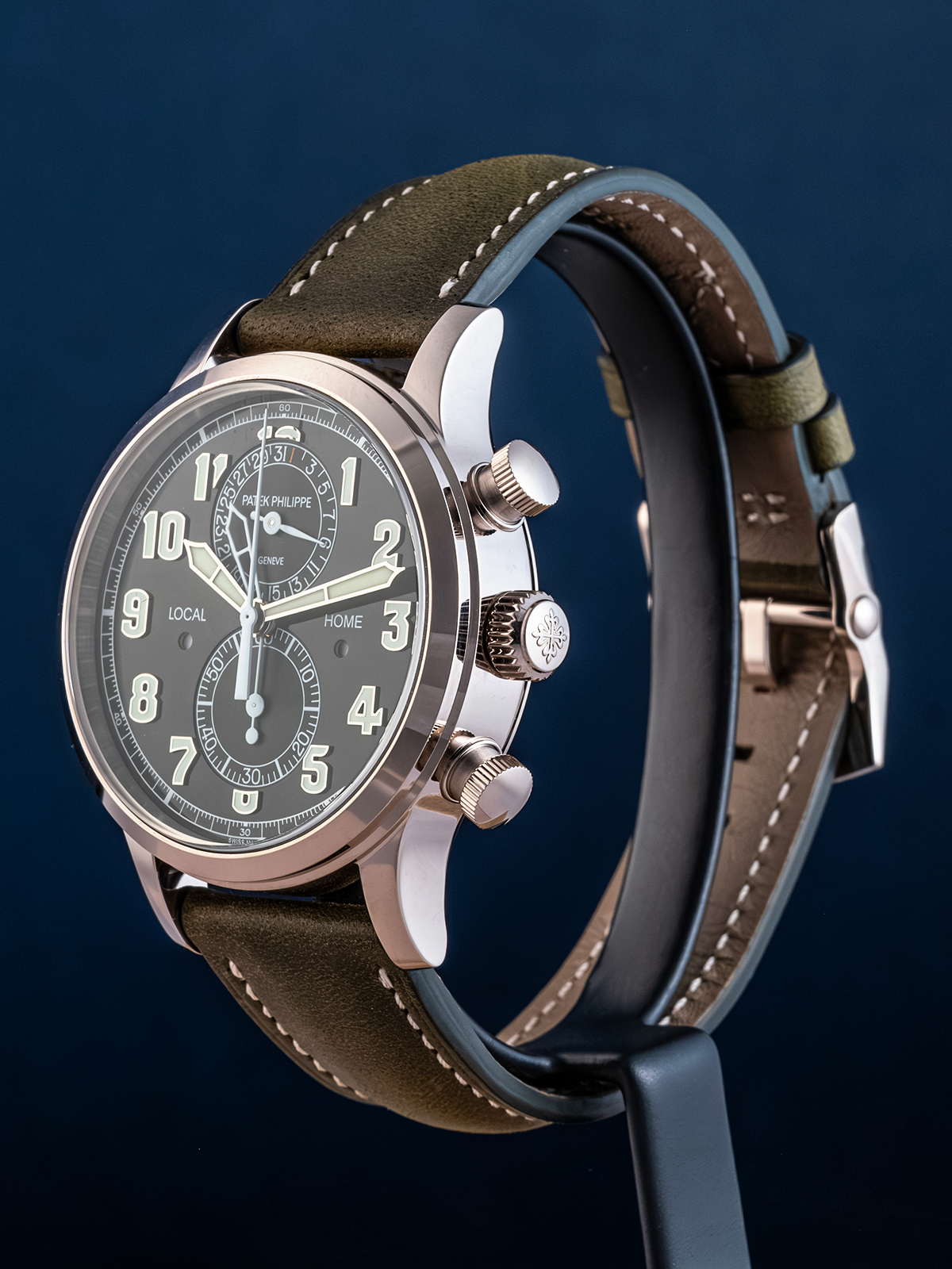 Patek Philippe Travel Time Chronograph 5924G-010 "Olive" NEWO Full-Set from 2025