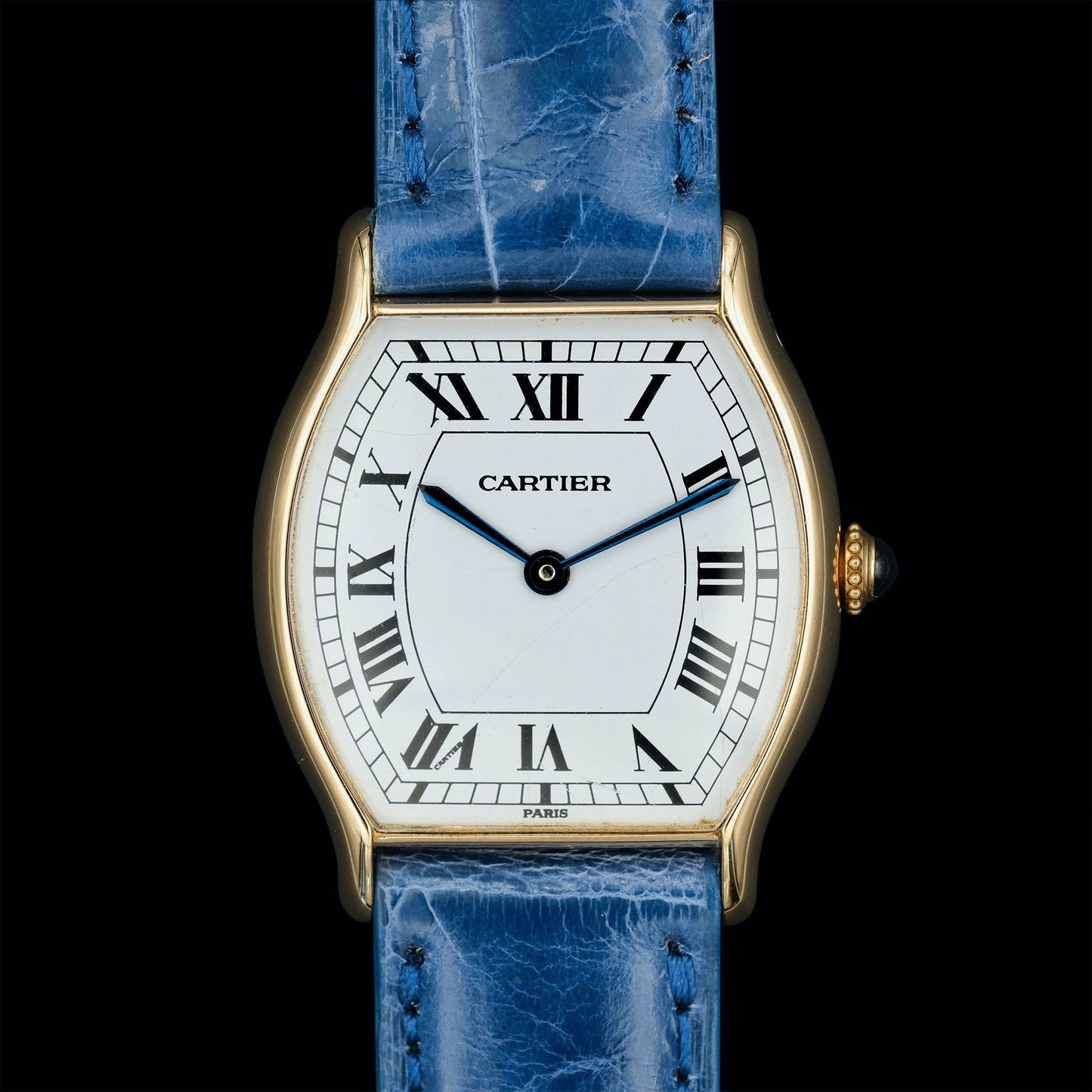 Cartier Tortue 18K  Paris Dial ref.60035 from 1970's