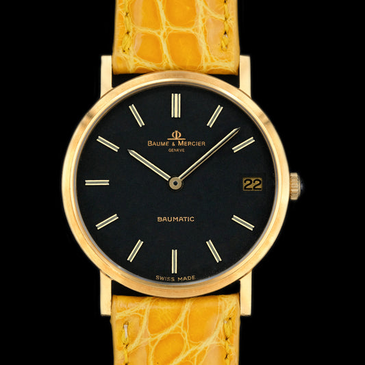 Baume & Mercier "Baumatic" 18k Gold from the 1970s
