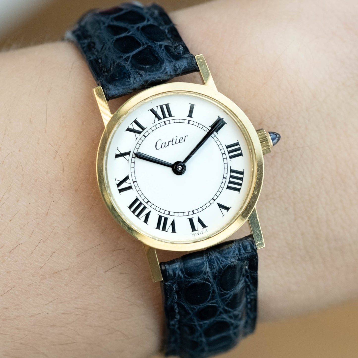 Cartier Ronde Electroplated Pre-Must "New York"