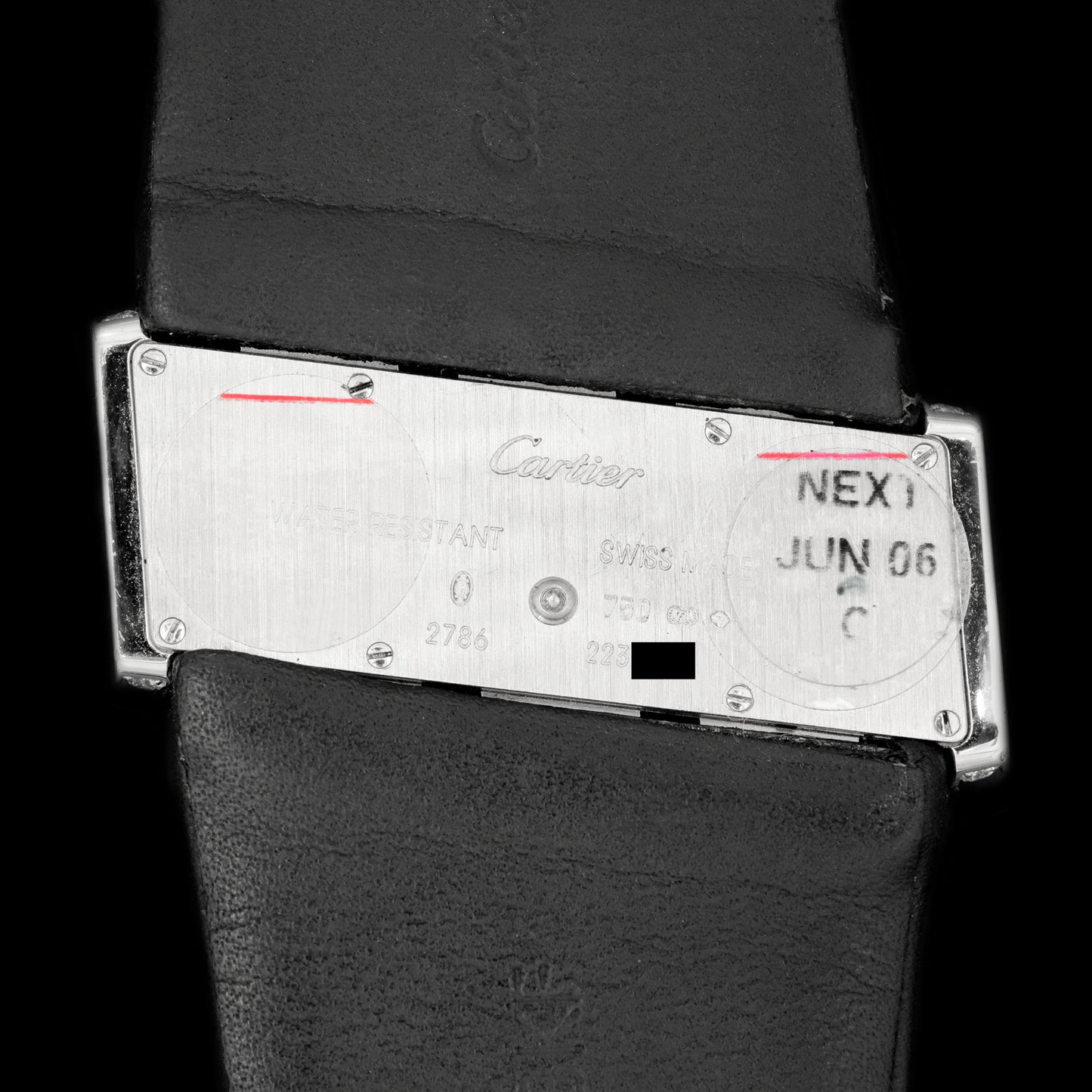 Cartier Tank Divan Diagonale ref.2786 from 2005