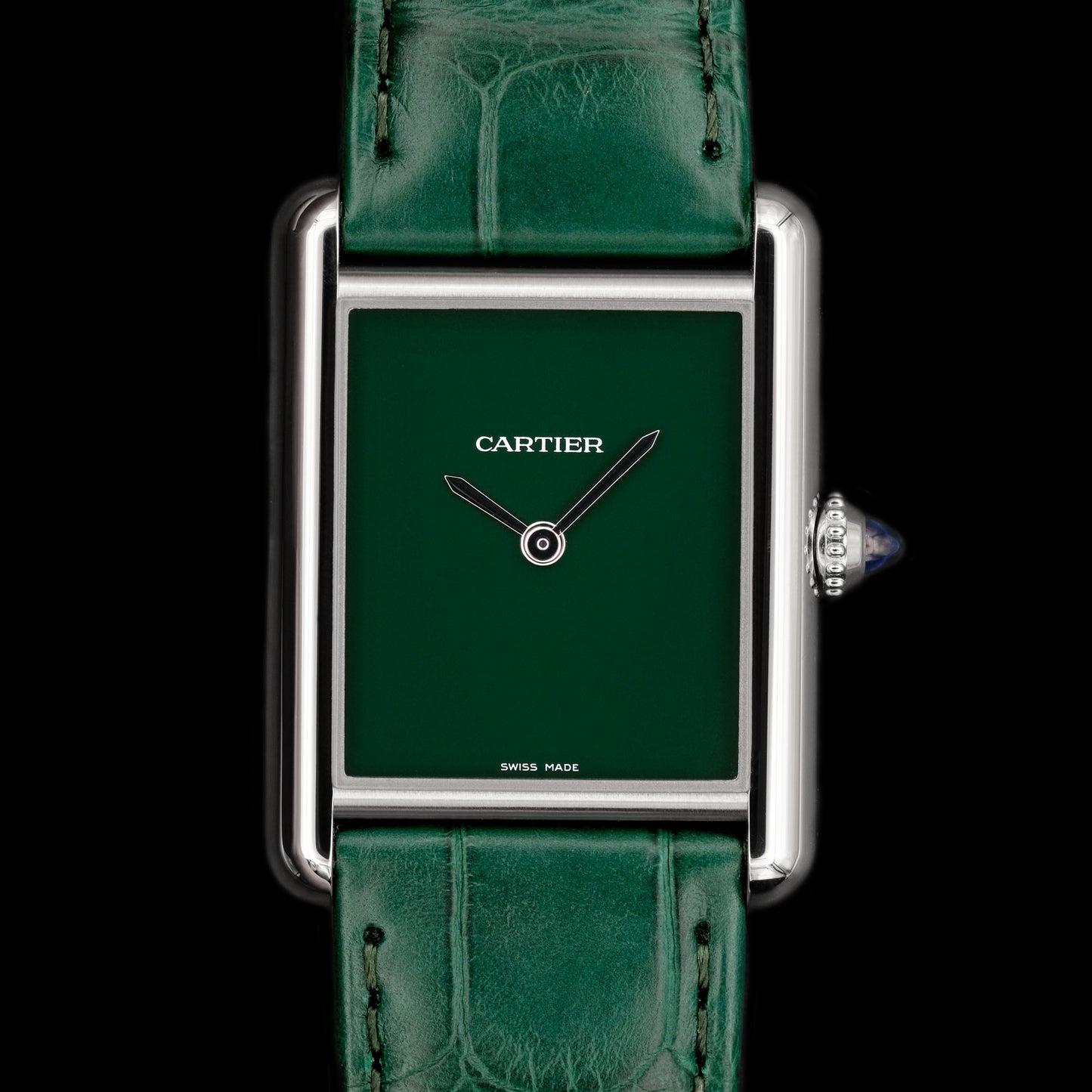 Cartier Tank Must Green Brand New ref.4323 Full Set from 2023