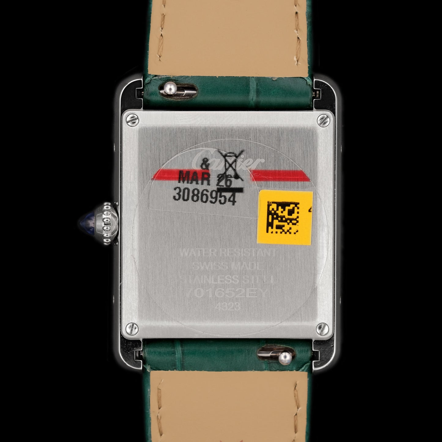 Cartier Tank Must Green Brand New ref.4323 Full Set from 2023