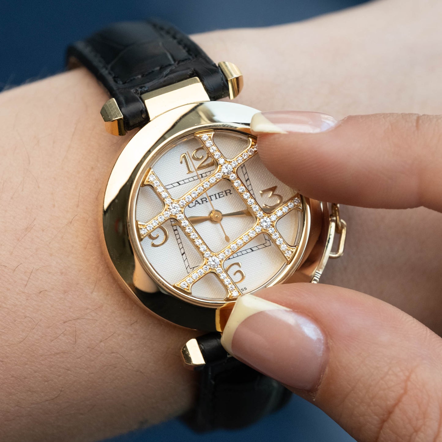 Cartier Pasha Diamond Grille 32mm ref.2397 from 2003