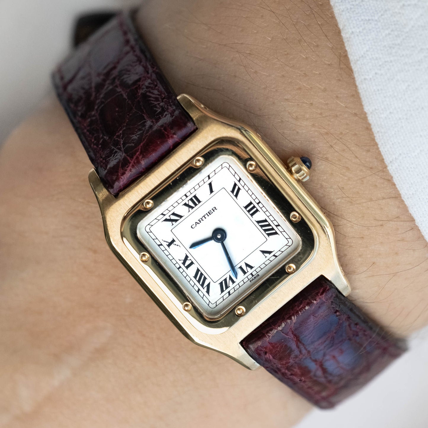 Cartier Santos Dumont Ladies ref.9605 from 1980s