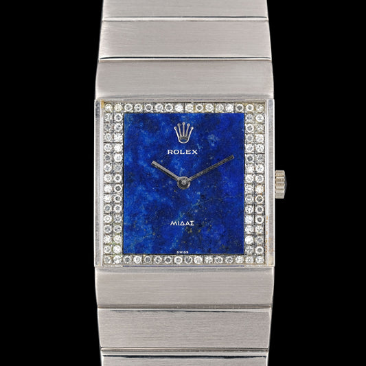 Rolex King Midas Cellini Lapis Lazuli ref.4316 from 1976