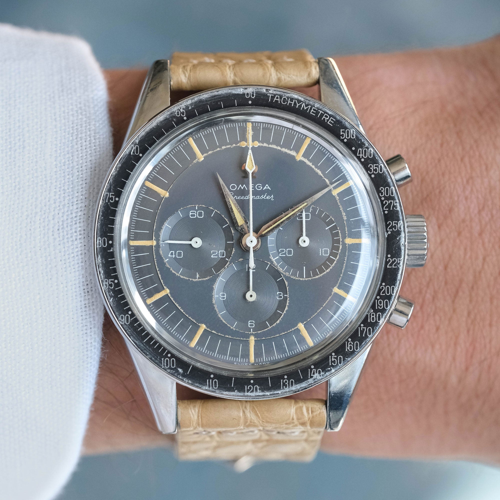 Omega Speedmaster Ed White ref.105.002 from 1963 Soleil Dial