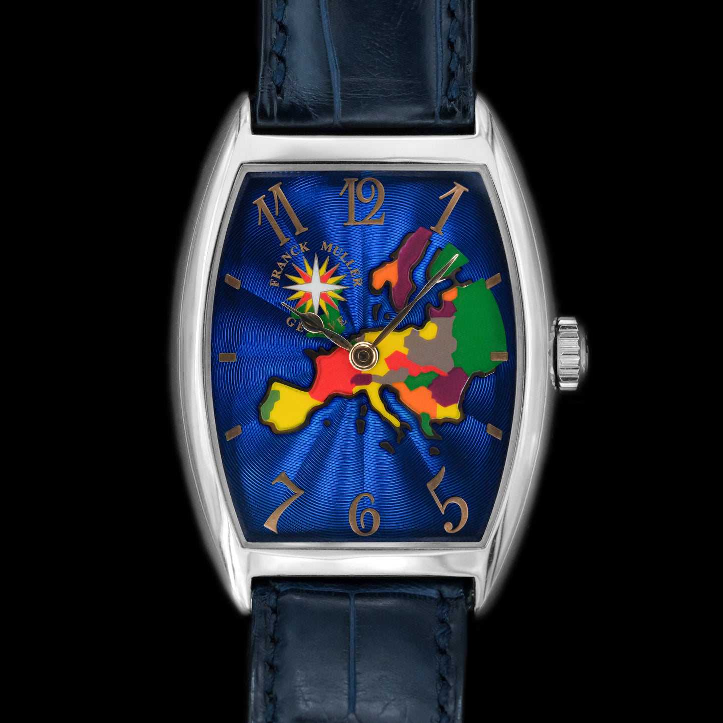 Frank Muller World Wide Enemel 18k WG ref.7502 from 1999