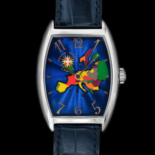 Frank Muller World Wide Enemel 18k WG ref.7502 from 1999