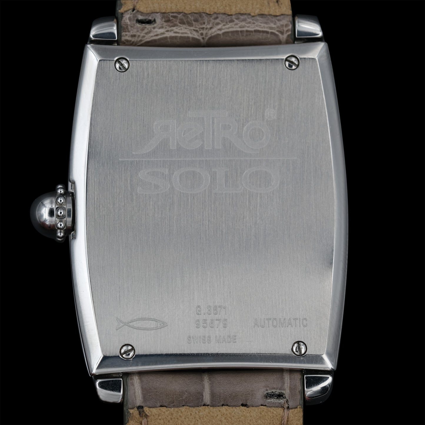Gérald Genta Retro Solo "Mother of Pearl"  ref.G3671 from 2000´s