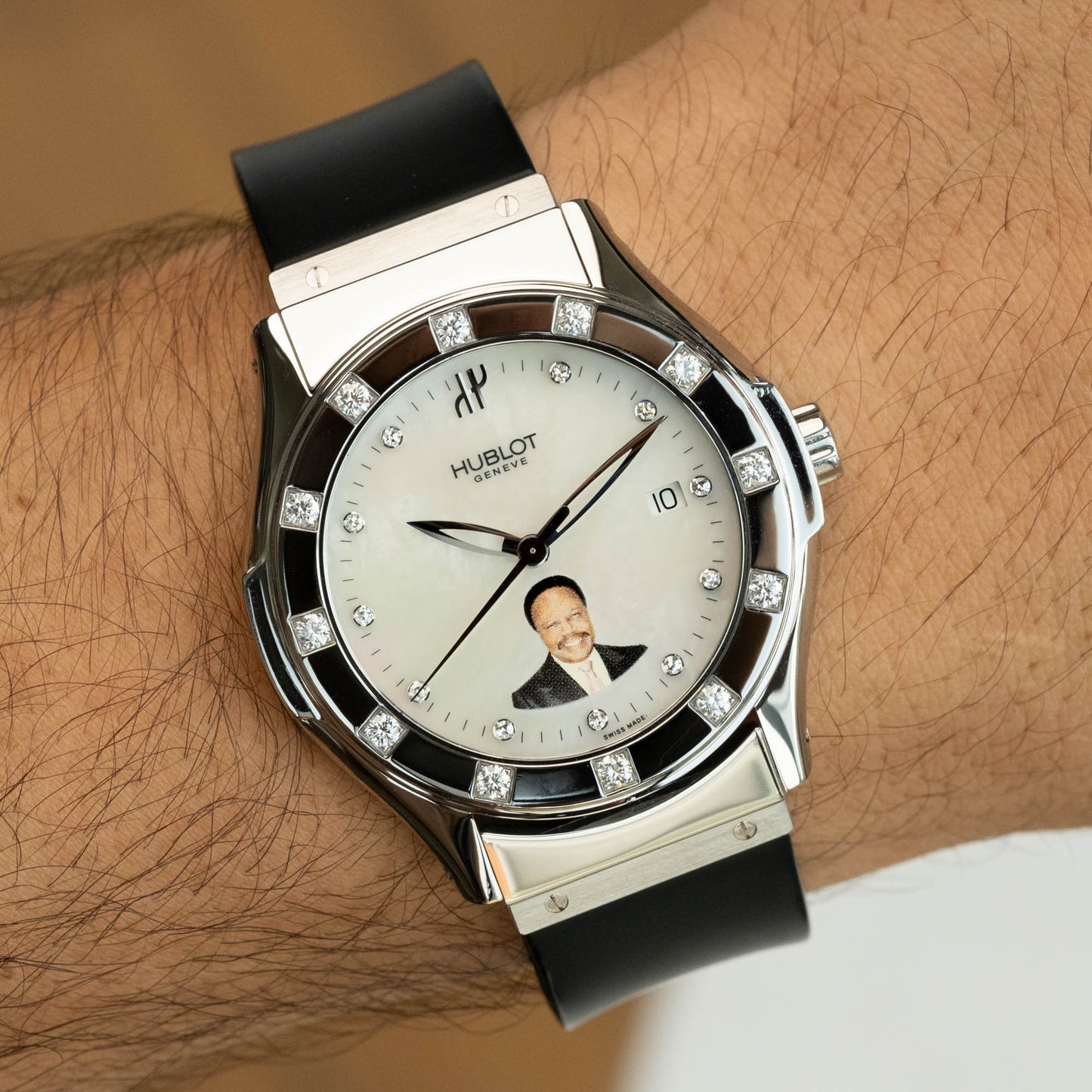 Hublot MDM Omar Bongo ref.1905-1-044 from 1990s