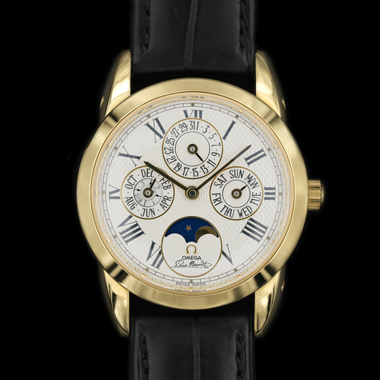 Omega Louis Brandt ref.175.0302 DeLuxe ll Perpetual Calendar from 1991
