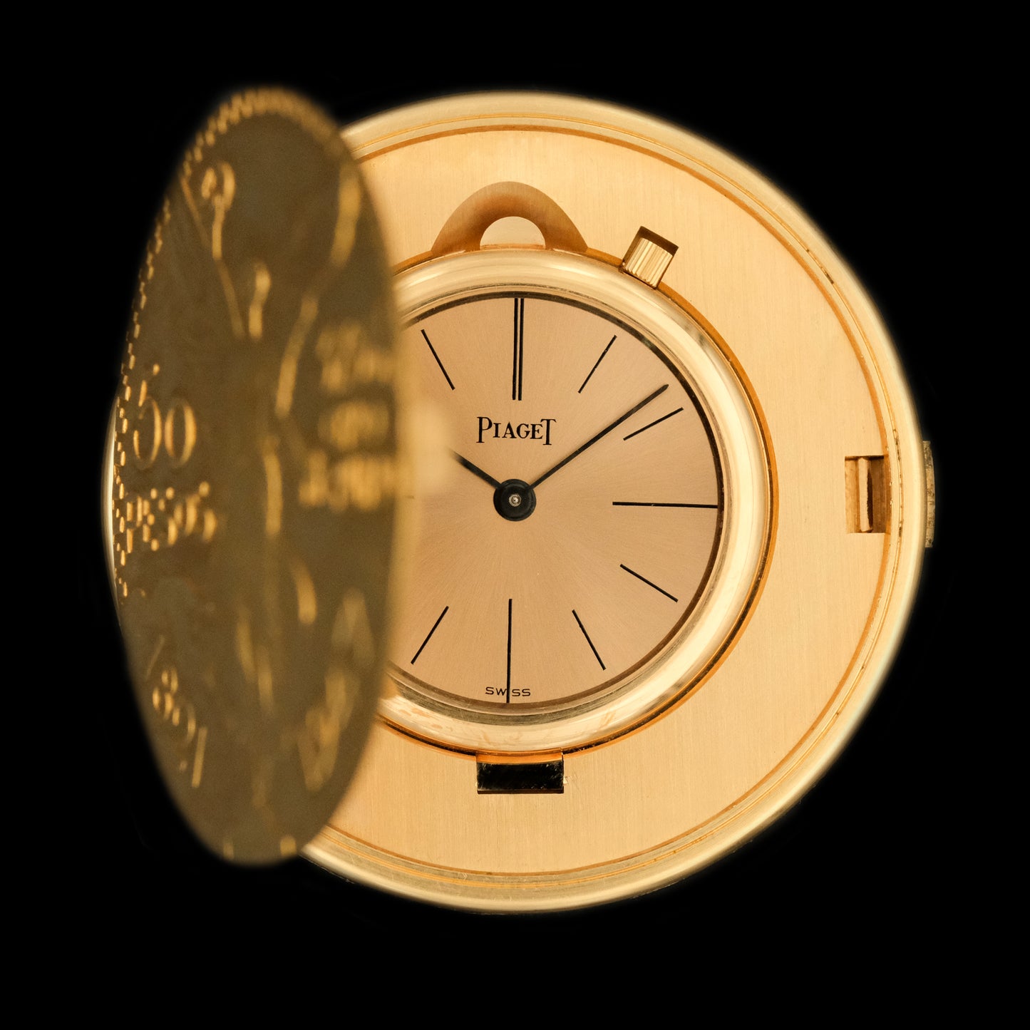 Piaget Coin Watch Centenario 39mm from 1970s