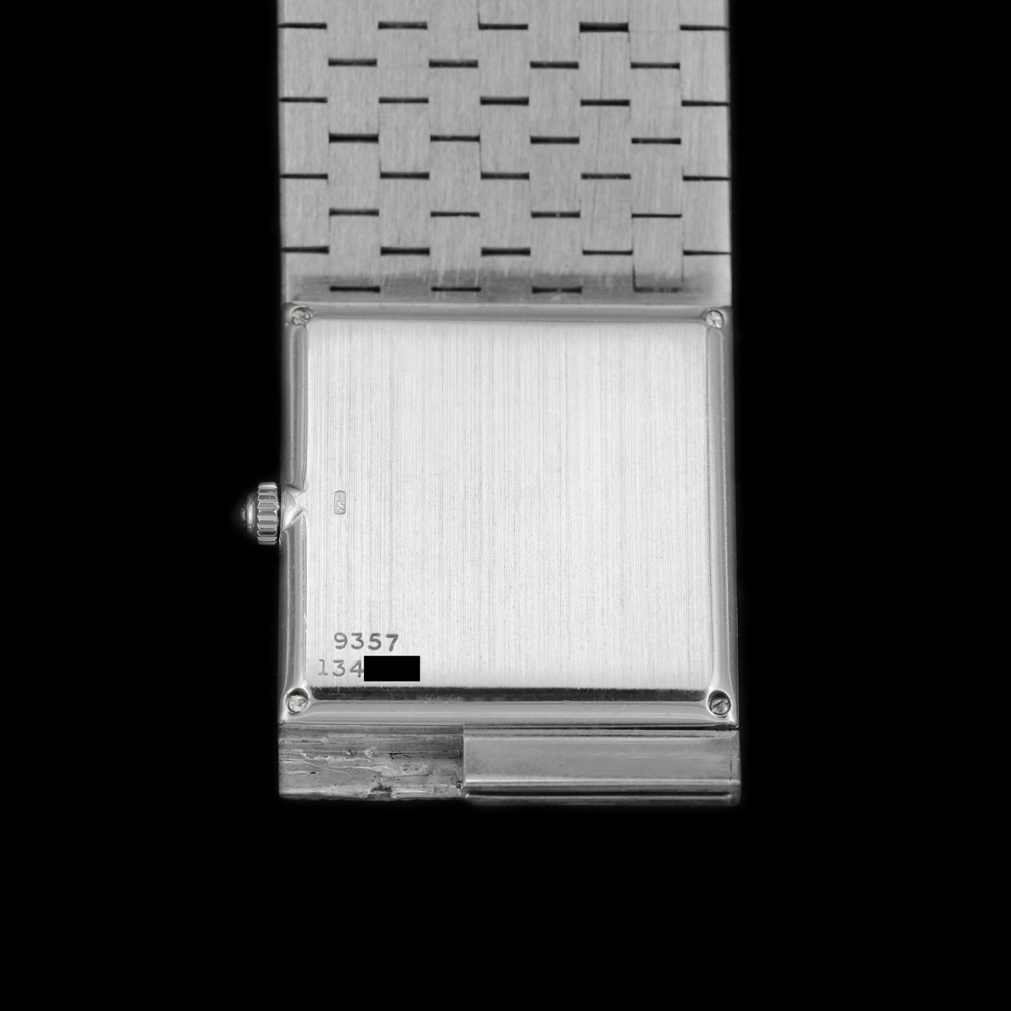 Piaget Reflet Onyx dial "Hobnail" ref.9357 from 1970s