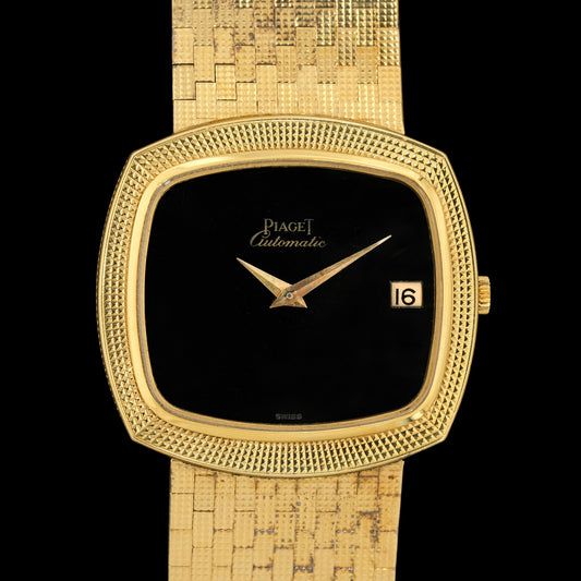 Piaget TV Onyx ref.13436 from 1970s