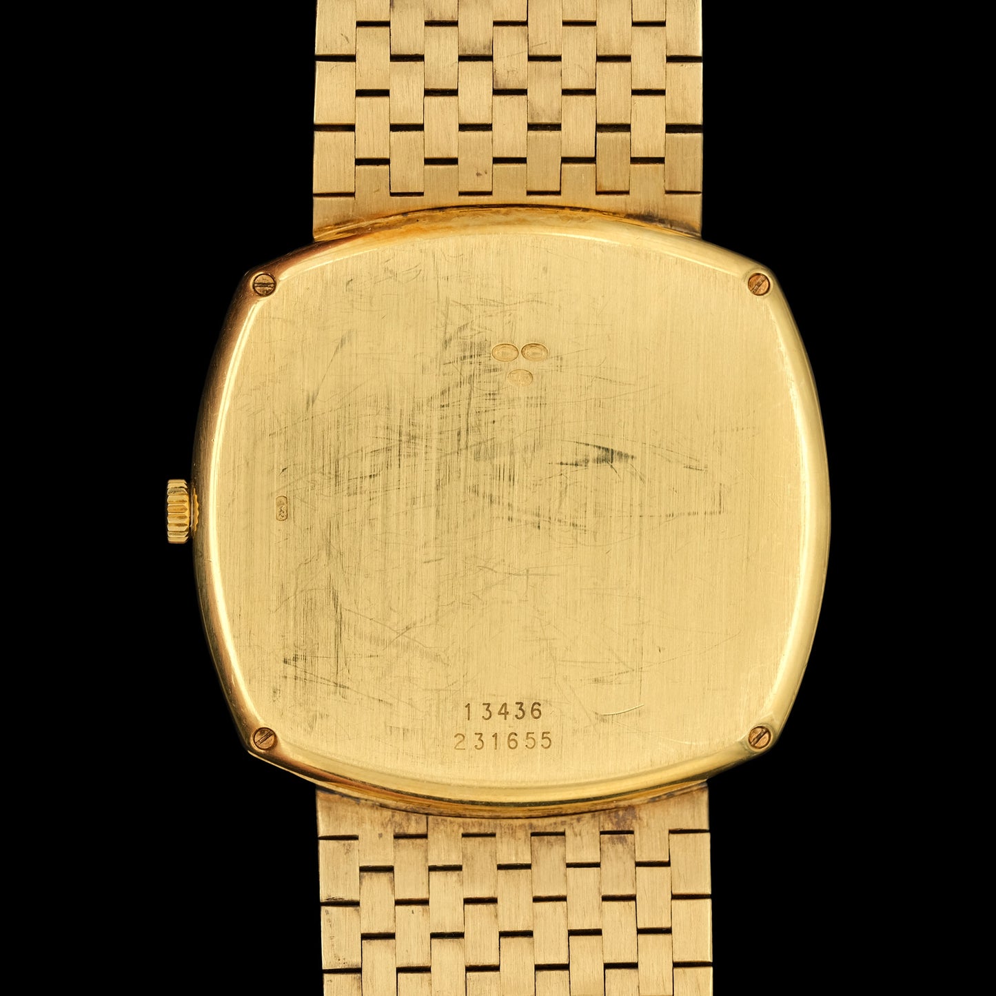 Piaget TV Onyx ref.13436 from 1970s