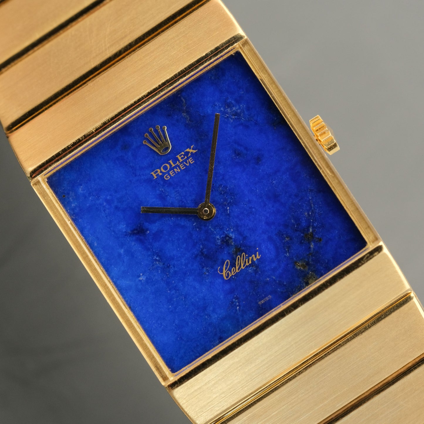 Rolex King Midas Cellini Lapis Lazuli ref.4316 from 1976