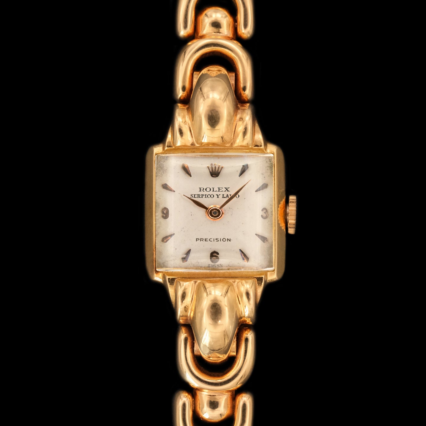 Rolex Precision Art Deco Serpico & Laino Bracelet watch from 1938