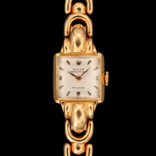 Rolex Precision Art Deco Serpico & Laino Bracelet watch from 1938