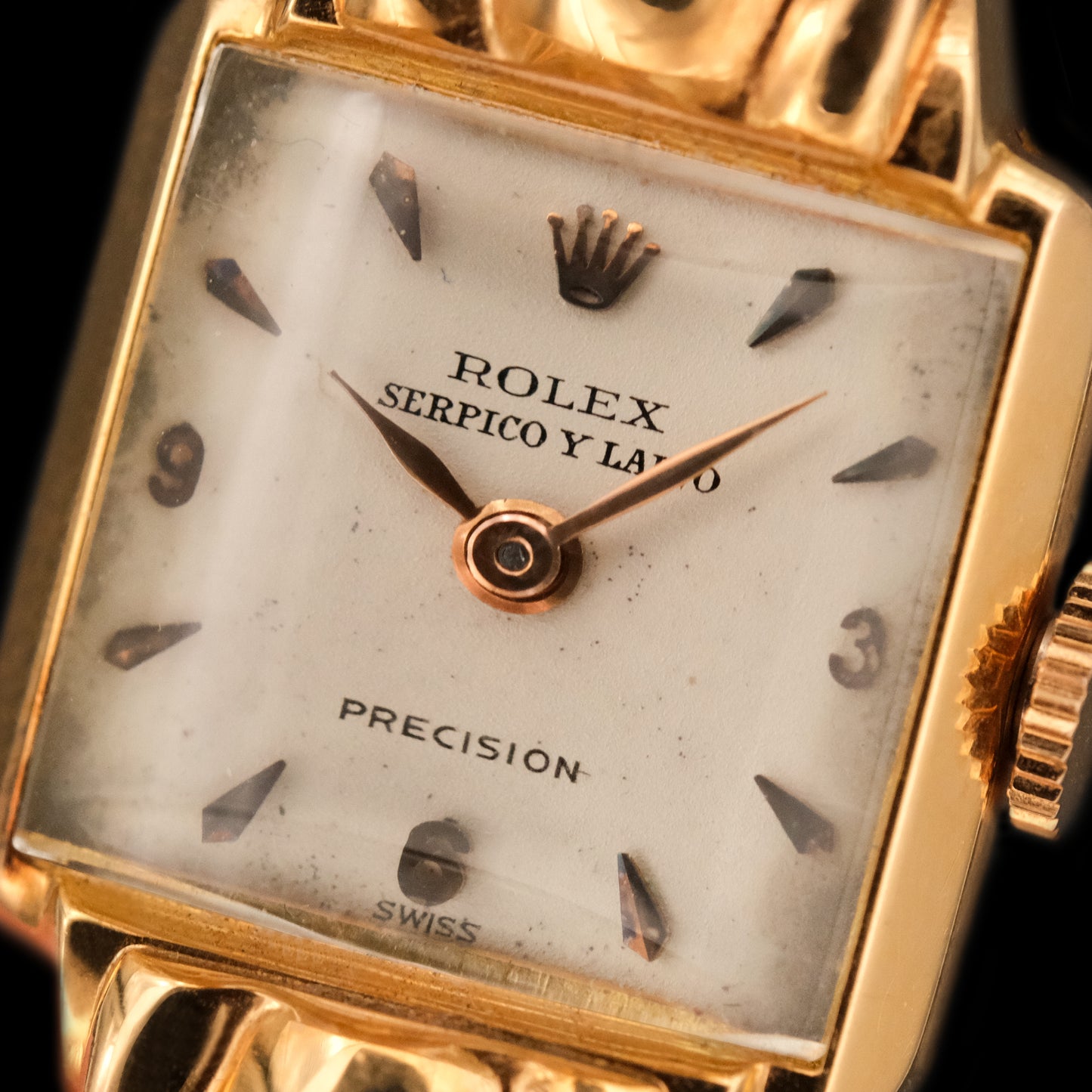 Rolex Precision Art Deco Serpico & Laino Bracelet watch from 1938