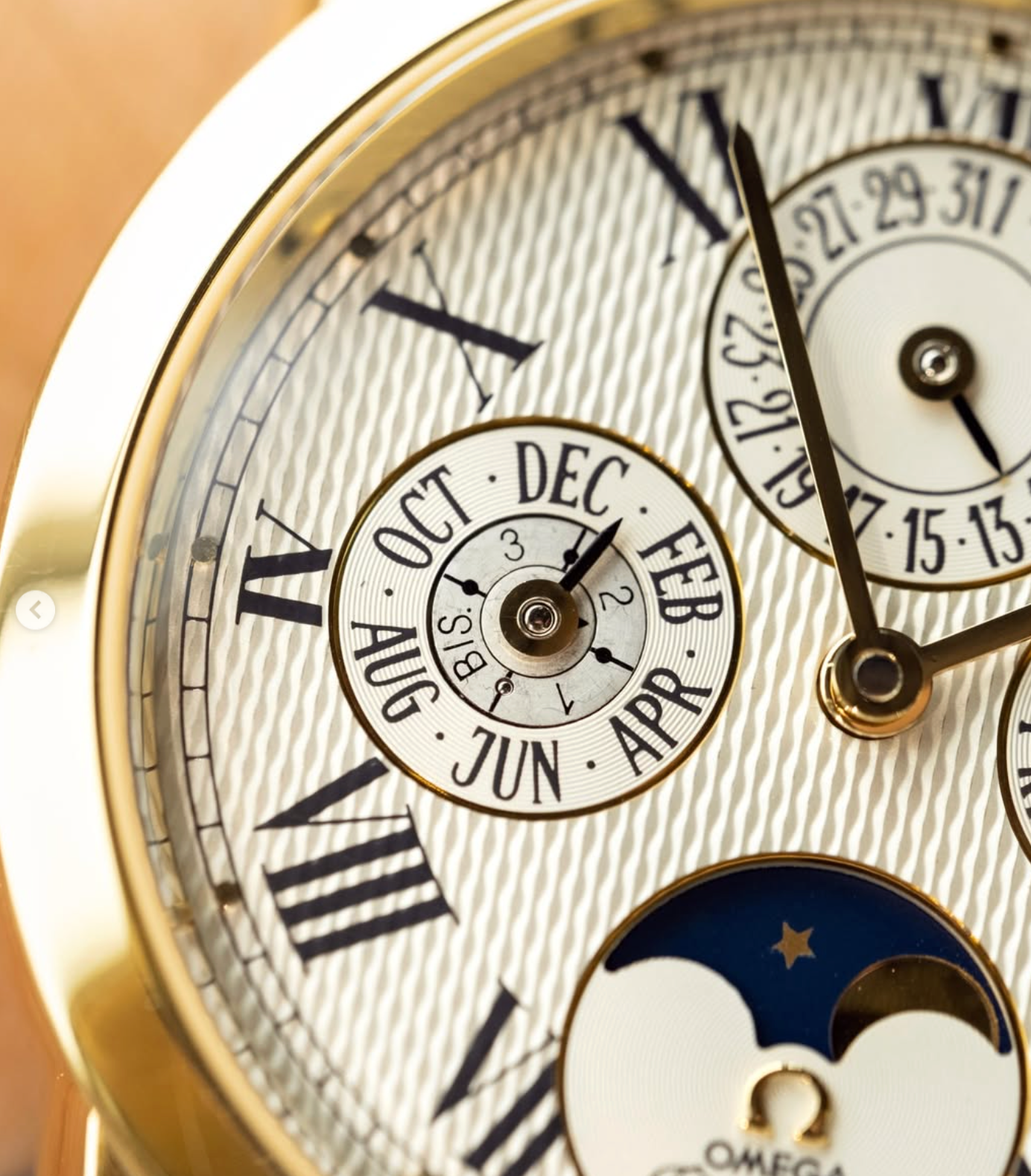 Omega Louis Brandt ref.175.0302 DeLuxe ll Perpetual Calendar from 1991