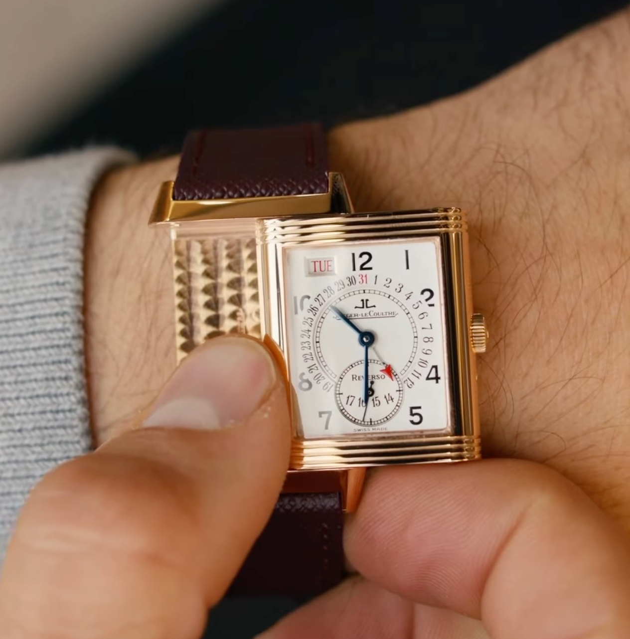 Jaeger Le Coultre Reverso Date Taille Calendar ref.270.2.36 from 2000