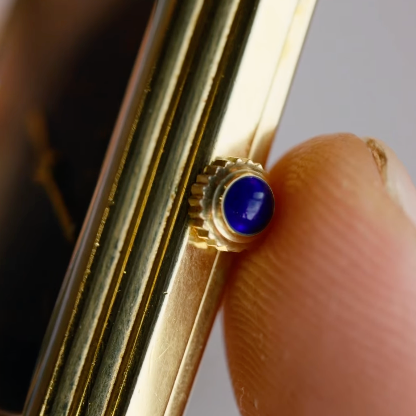 Cartier Stepped Case Jumbo "Paris" black ref.1543 from 1975