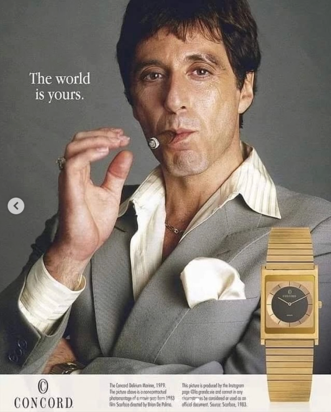 Concord Delirium Très Mince "Scarface" from 1979