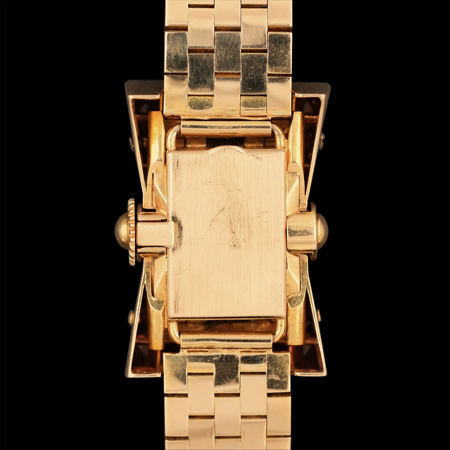 Universal Geneve Imperial Topaz Gem Set Secret Watch from the 1940s