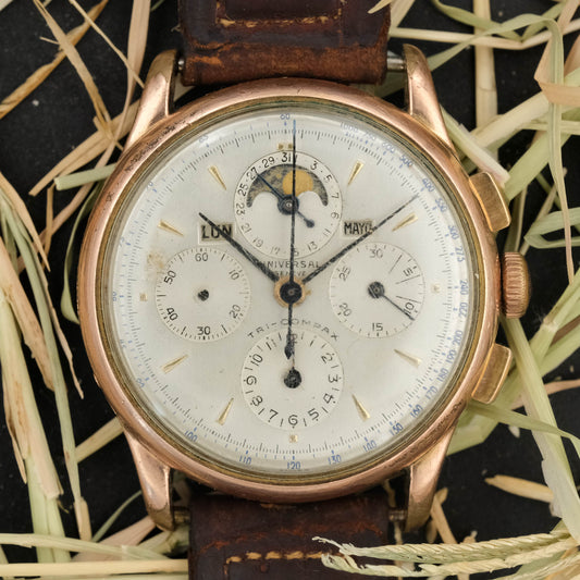 Universal Genève Tri-Compax 42201 from 1940s