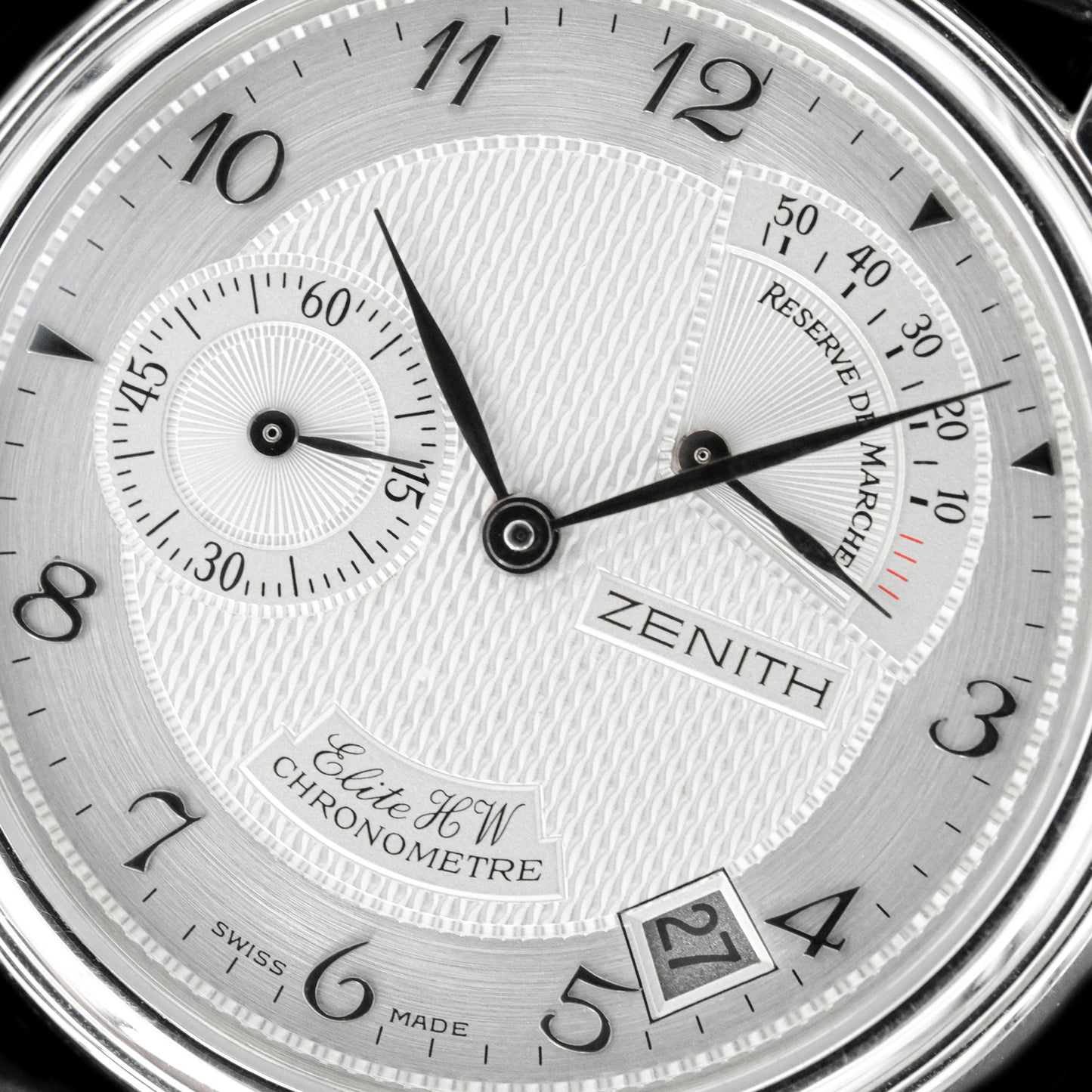 Zenith Elite Power Reserve Chronomaster Platinum ref.39.0240.655 from 1990s