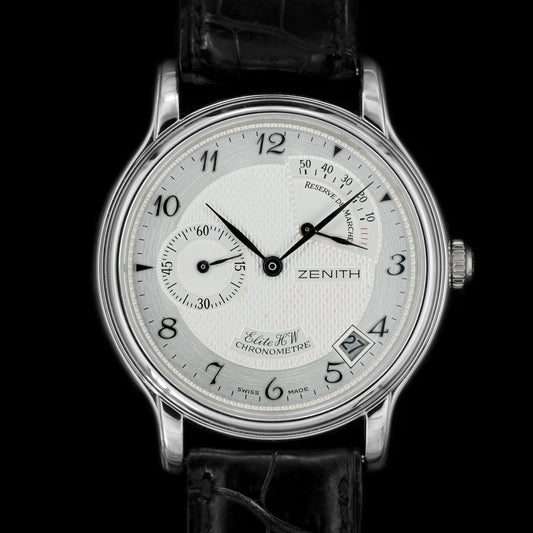 Zenith Elite Power Reserve Chronomaster Platinum ref.39.0240.655 from 1990s