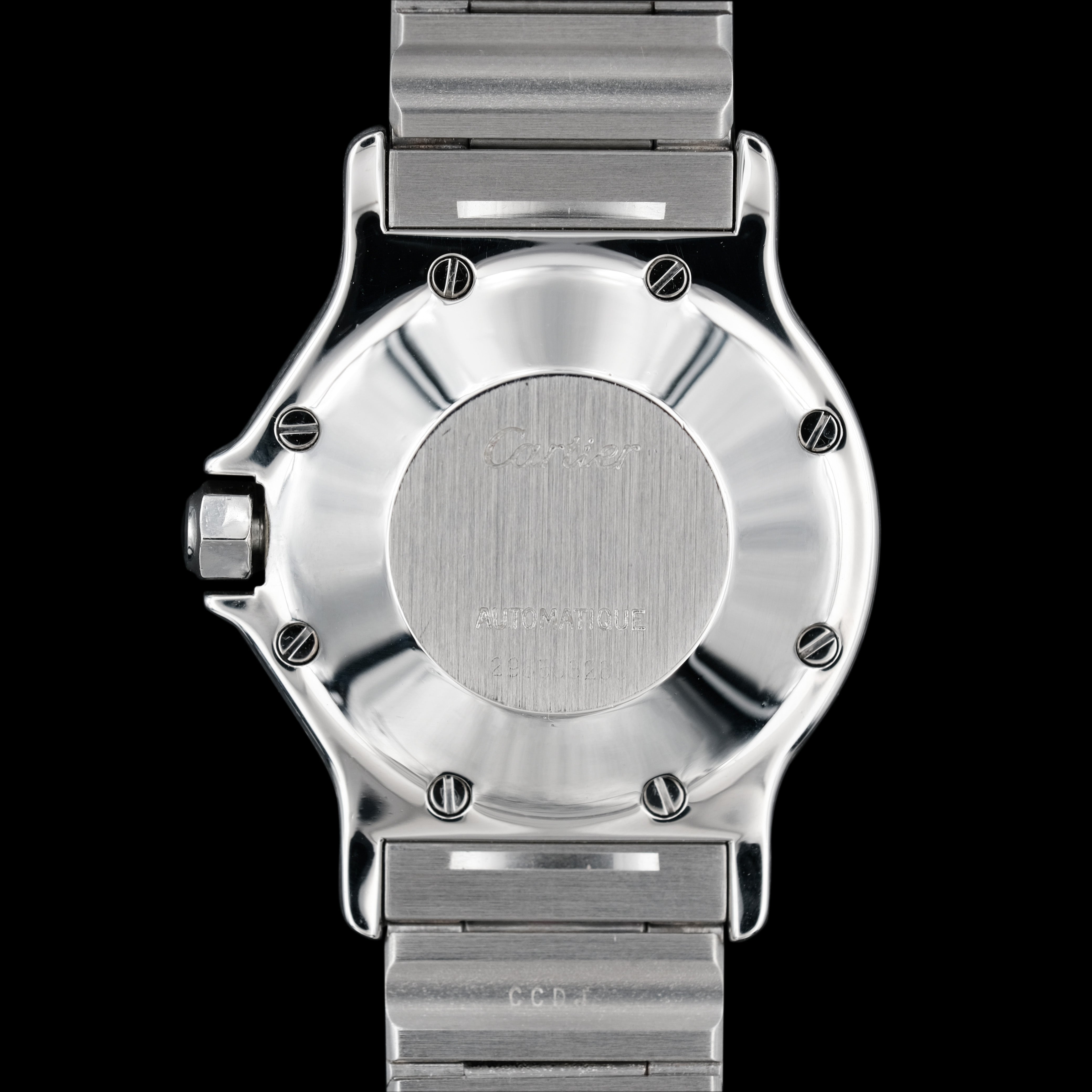 Cartier Santos Octagon Ghost Dial ref.2965 from 1980 s Serviced