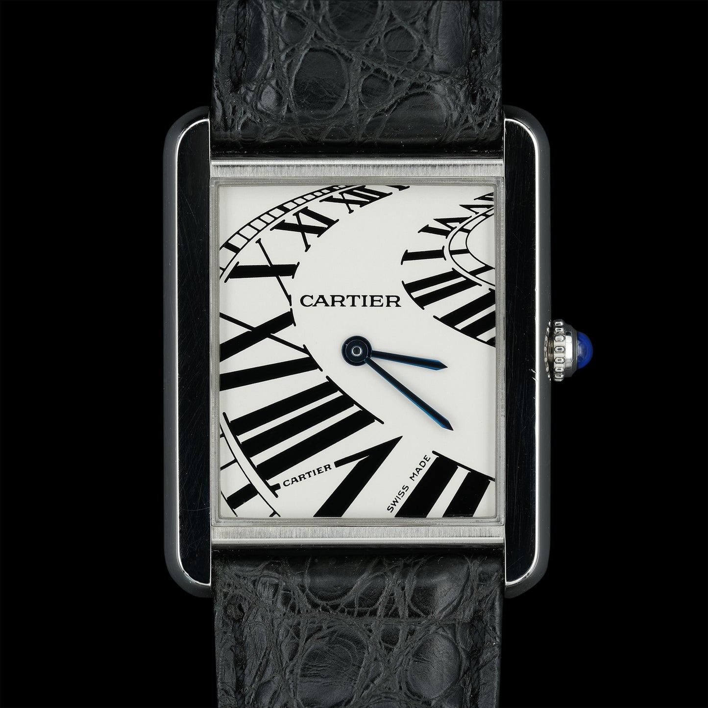 Cartier Tank Solo Large ref.3169 Limited Edition "Piano" from 2011
