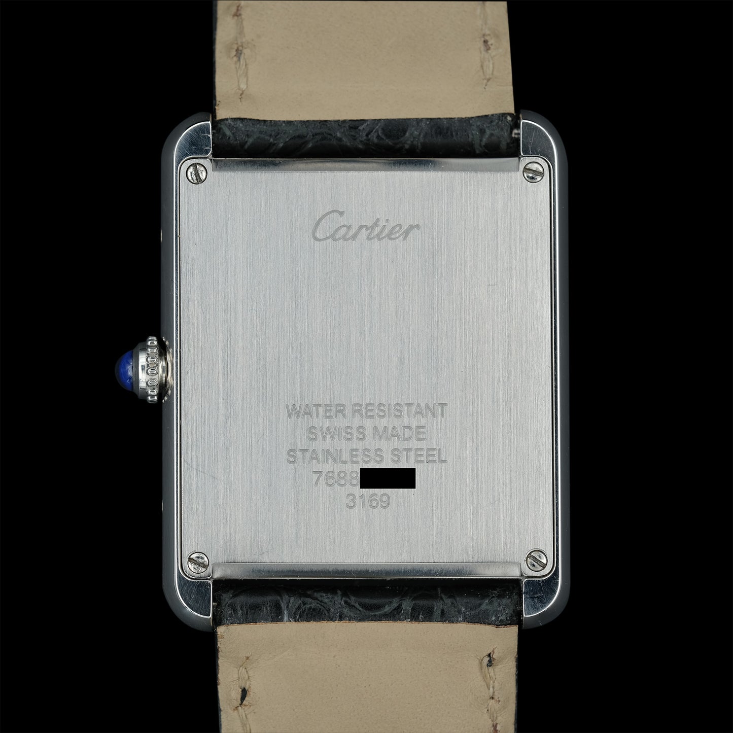 Cartier Tank Solo Large ref.3169 Limited Edition "Piano" from 2011