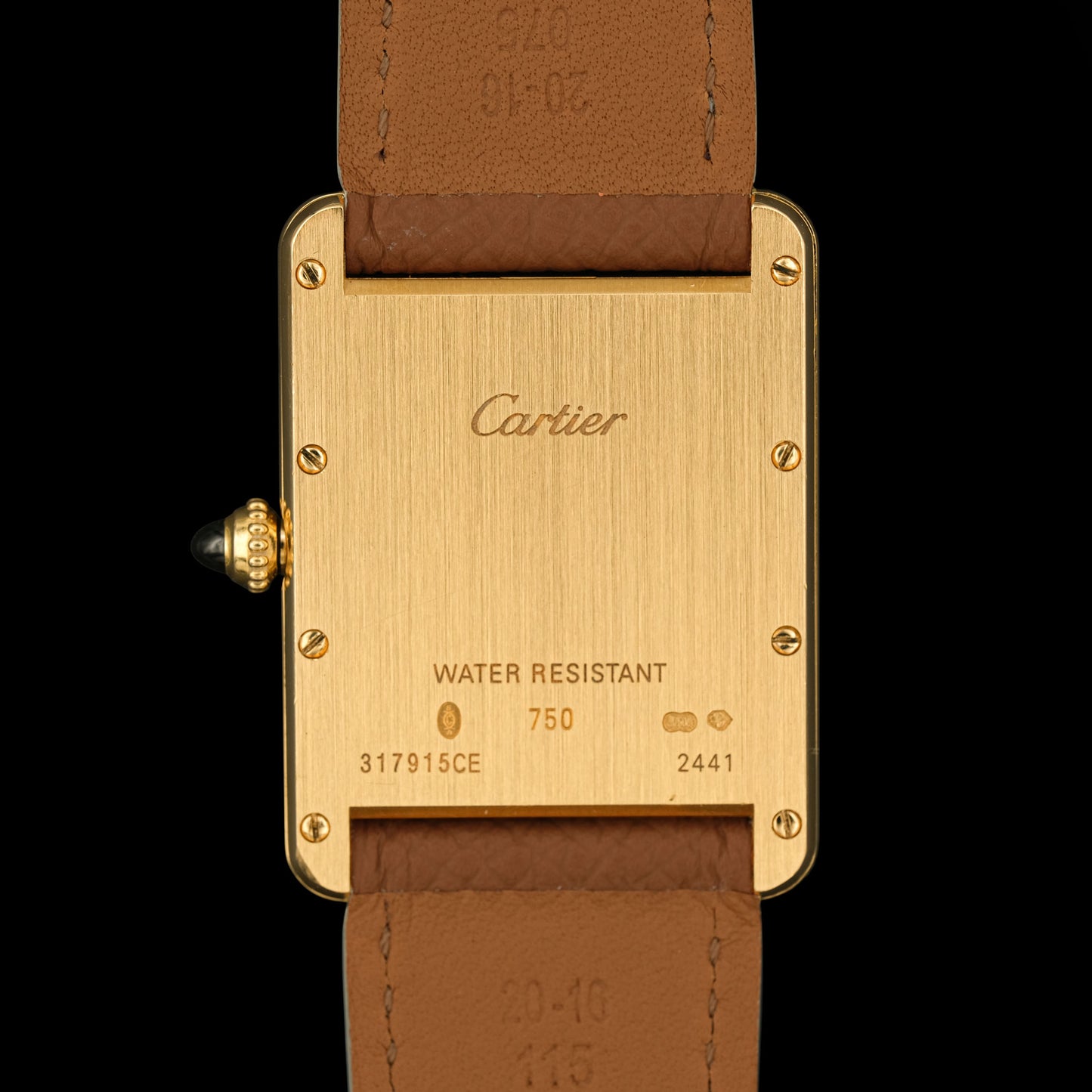Cartier Tank Louis Date Large ref.2441 from 2012
