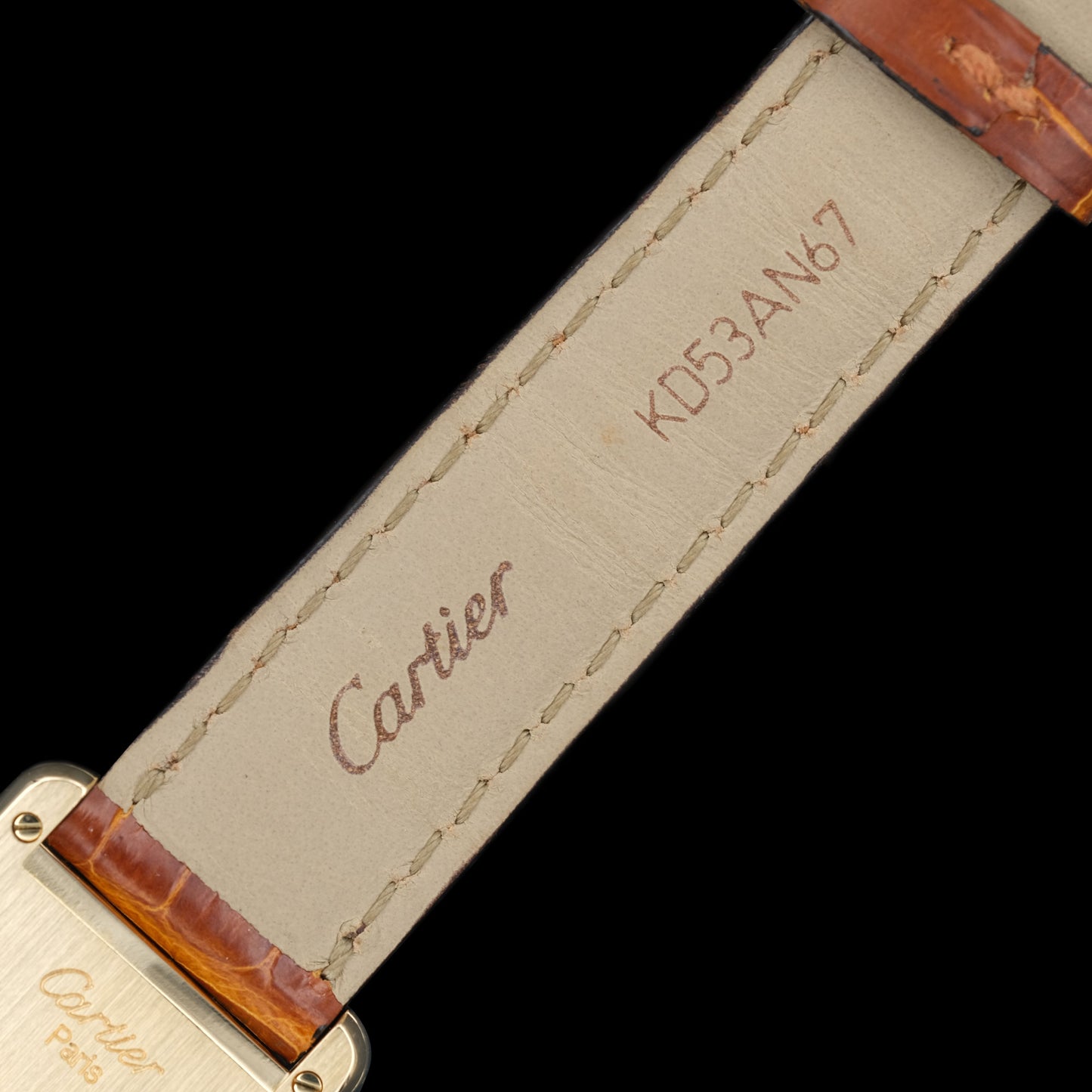 Cartier Tank Louis ref.66001 Quartz "Small" from the 1990s