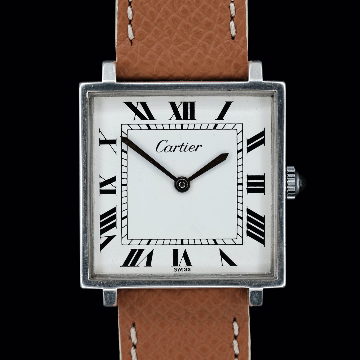 Cartier Tank Squared Sterling Silver .925 Pre-Must from 1976