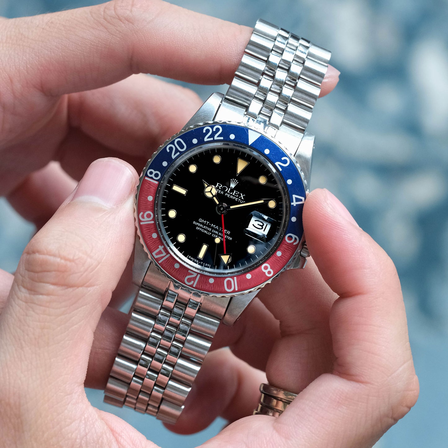 Rolex GMT Master II "Pepsi" ref.16750 from 1984