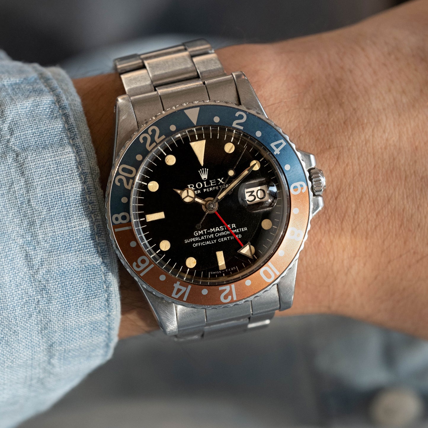 Rolex GMT Master ref.1675 "Long E" from 1970