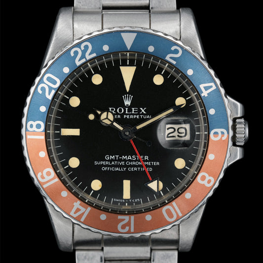 Rolex GMT Master ref.1675 "Long E" from 1970
