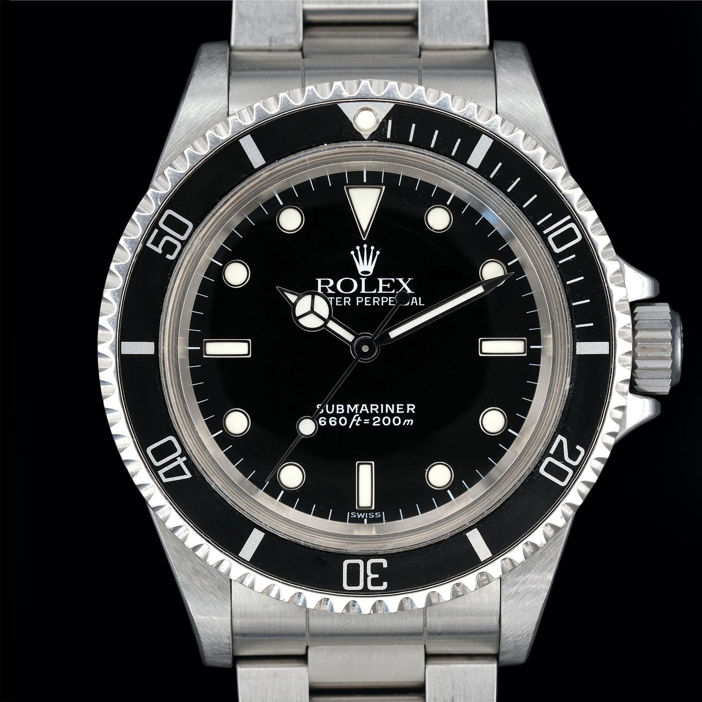Rolex Submariner ref.5513 "Swiss only" from 1985