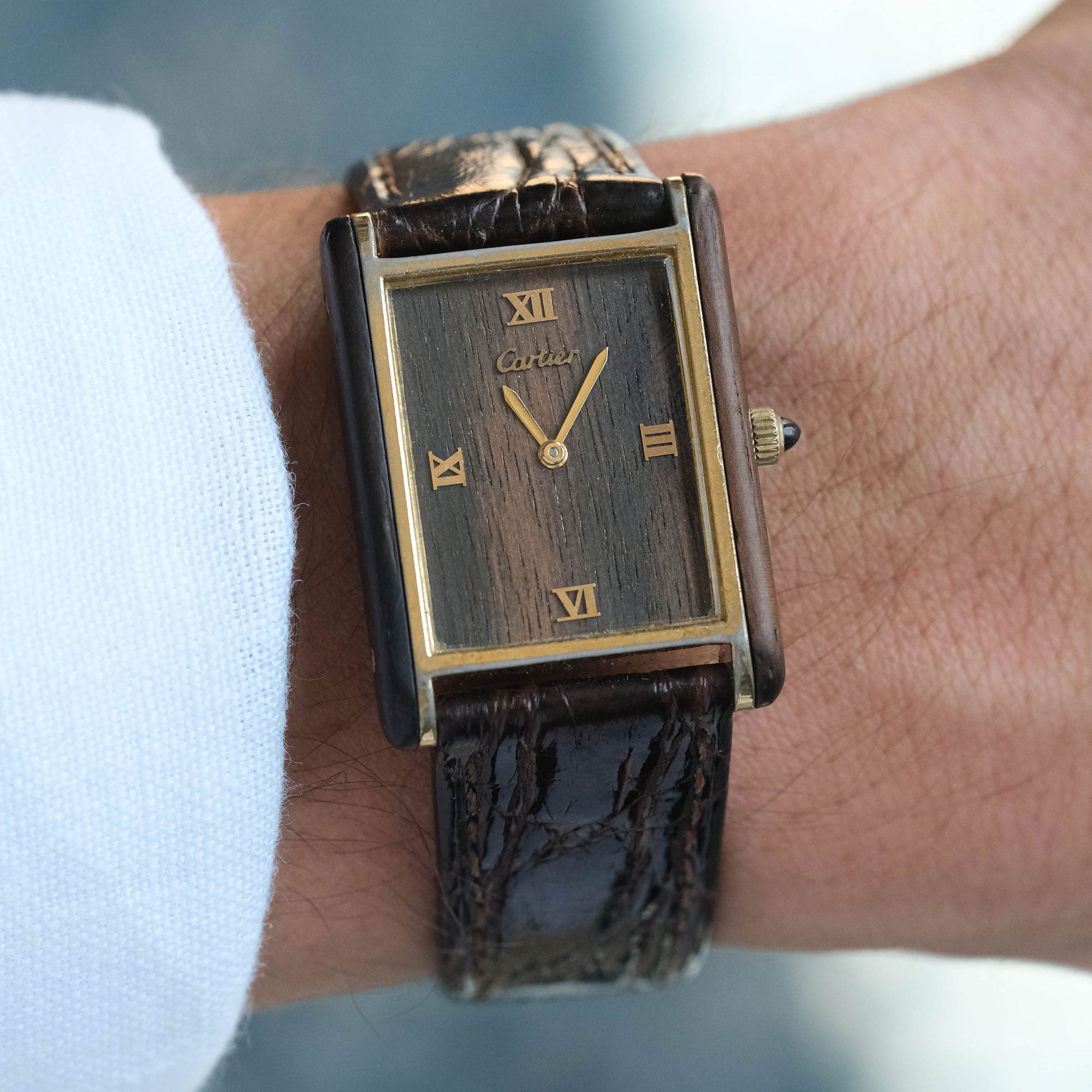 Cartier Tank Wood ref.21611