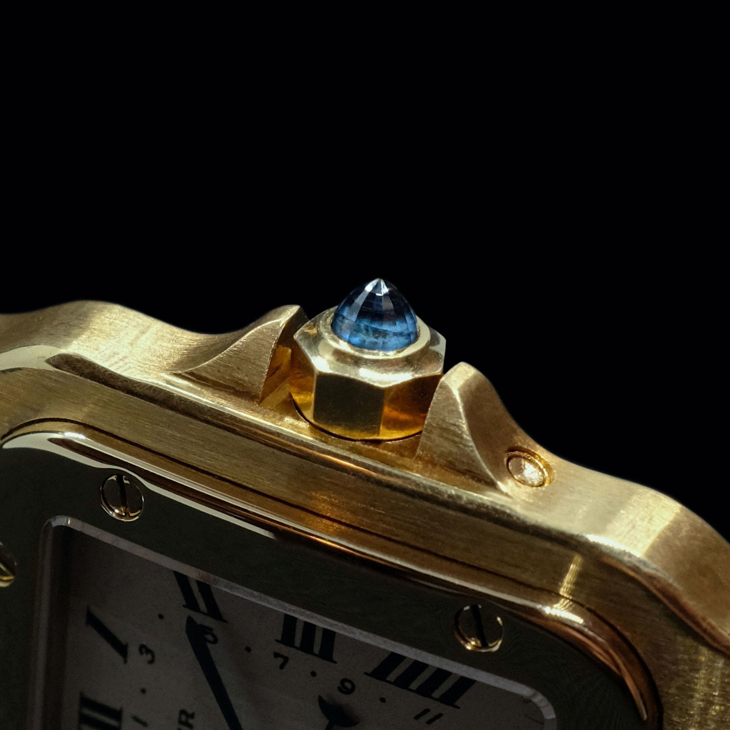 Cartier Santos Galbee Moonphase 18K ref.819901 de 1989