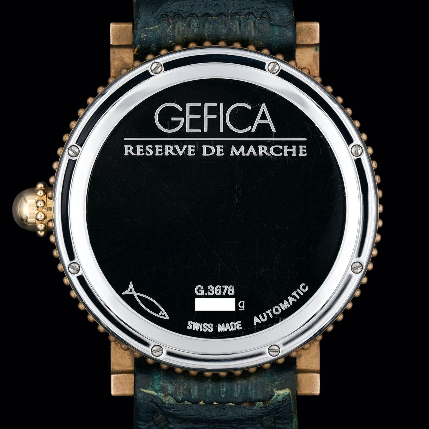 Gerald Genta Gefica Reserve de Marche "Safari Bronze" ref. 3678 de 1997