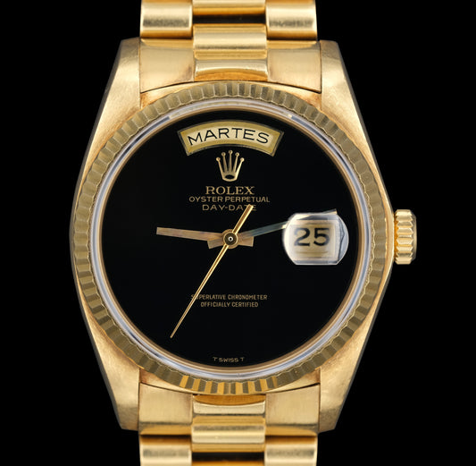 Rolex Day-Date "Onyx Dial" ref.18038 from 1971