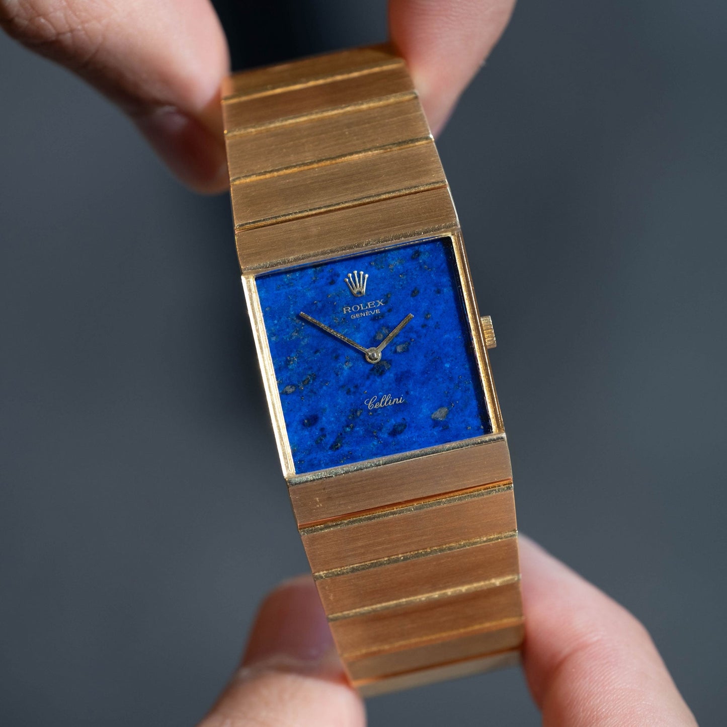 Rolex King Midas Cellini Lapis Lazuli ref.4316 de 1976